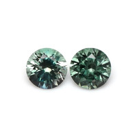 0.86 Ct.Tw.Total Carat Weight Sapphire Pair from Montana Video