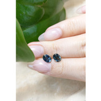 2.30 Ct.Tw.Total Carat Weight Greenish Blue Sapphire Pair from Madagascar Life Style