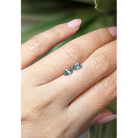0.96&nbsp;Ct.Tw.Total Carat Weight Bluish Green Sapphire Pair from Montana Life Style