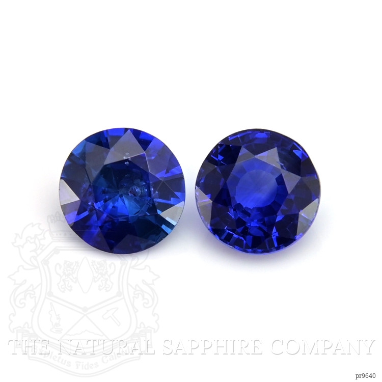 1.85 Ct.Tw. Blue Sapphire Pair from Ceylon (Sri Lanka)