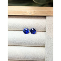 1.85&nbsp;Ct.Tw.Total Carat Weight Blue Sapphire Pair from Ceylon (Sri Lanka) Life Style