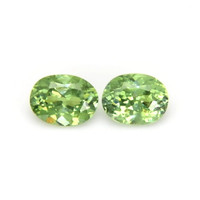 0.48 Ct.Tw.Total Carat Weight Demantoid Garnet Pair from Namibia Video