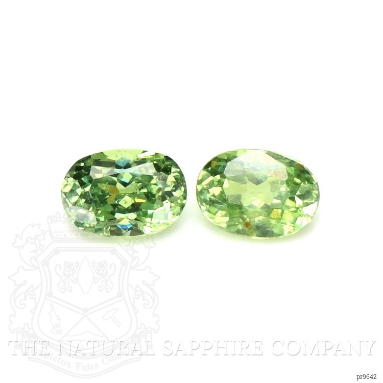 0.65 Ct.Tw. Demantoid Garnet Pair from Namibia