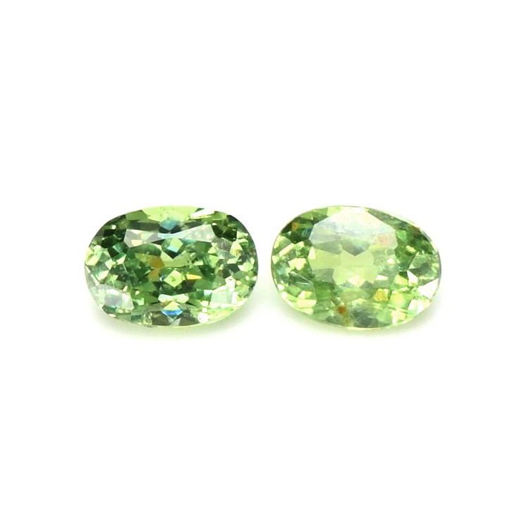 0.65 Ct.Tw. Demantoid Garnet Pair from Namibia