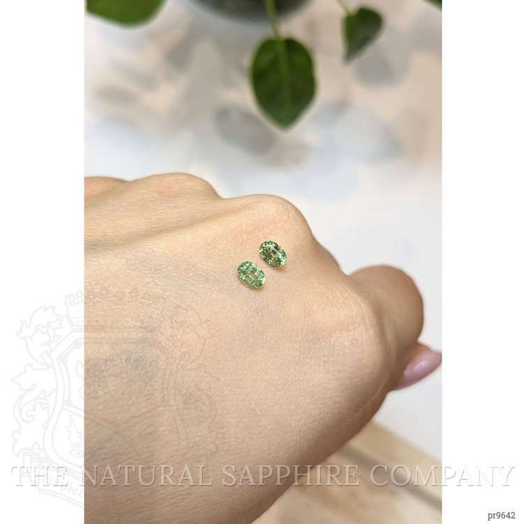 0.65 Ct.Tw. Demantoid Garnet Pair from Namibia