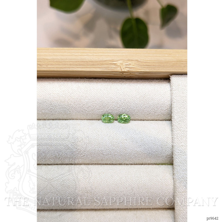 0.65 Ct.Tw. Demantoid Garnet Pair from Namibia