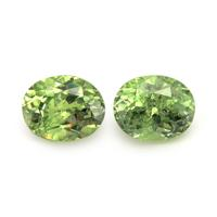 0.96 Ct.Tw.Total Carat Weight Demantoid Garnet Pair from Namibia Video