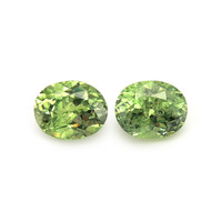 0.96 Ct.Tw.Total Carat Weight Demantoid Garnet Pair from Namibia Video