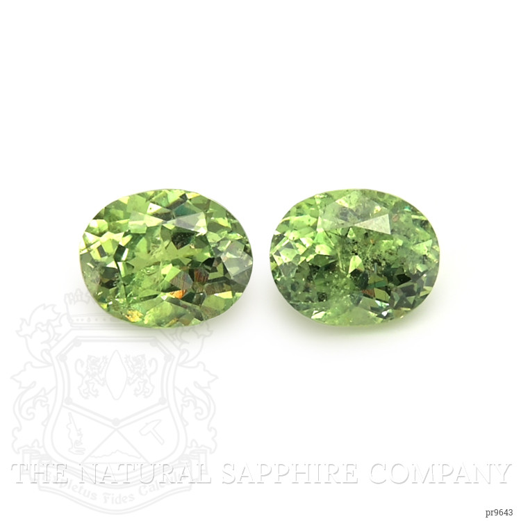 0.96 Ct.Tw. Demantoid Garnet Pair from Namibia