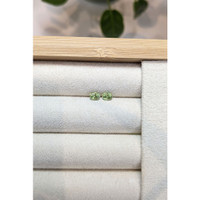 0.67 Ct.Tw.Total Carat Weight Demantoid Garnet Pair Life Style