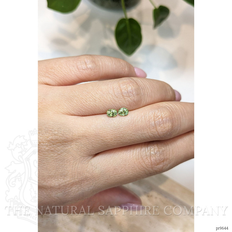 0.67 Ct.Tw. Demantoid Garnet Pair