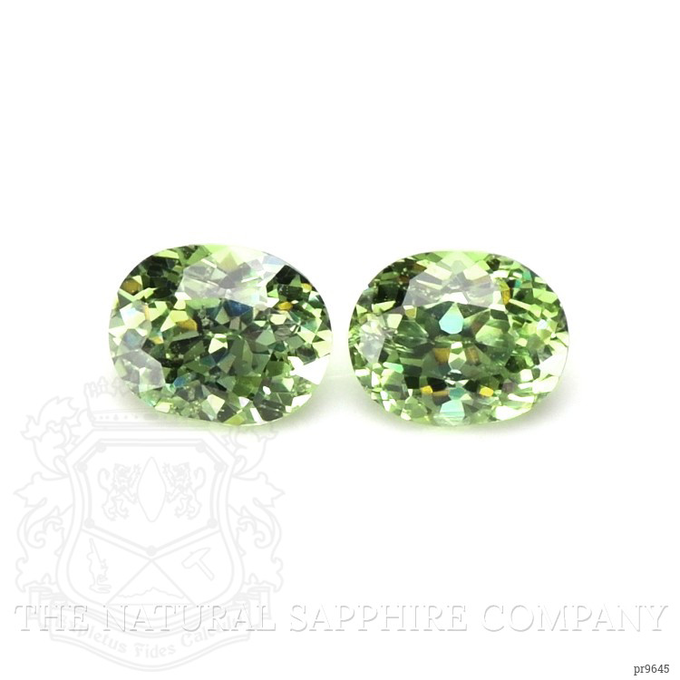 0.57 Ct.Tw. Demantoid Garnet Pair from Namibia
