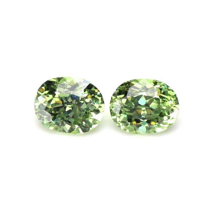 0.57 Ct.Tw. Demantoid Garnet Pair from Namibia