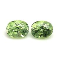 0.83 Ct.Tw.Total Carat Weight Demantoid Garnet Pair from Namibia Video