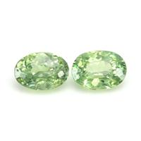 0.87 Ct.Tw.Total Carat Weight Demantoid Garnet Pair from Namibia Video