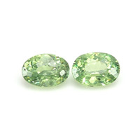 0.87 Ct.Tw.Total Carat Weight Demantoid Garnet Pair from Namibia Video