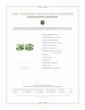 0.94 Ct.Tw.Total Carat Weight Demantoid Garnet Pair from Namibia Scan Report