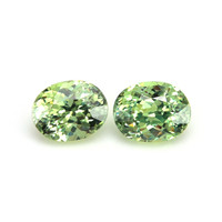0.94 Ct.Tw.Total Carat Weight Demantoid Garnet Pair from Namibia Video