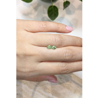 0.94 Ct.Tw.Total Carat Weight Demantoid Garnet Pair from Namibia Life Style