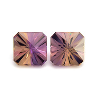 16.72 Ct.Tw.Total Carat Weight Ametrine Pair from Brazil Video