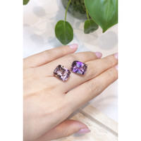 18.04 Ct.Tw.Total Carat Weight Ametrine Pair from Brazil Life Style