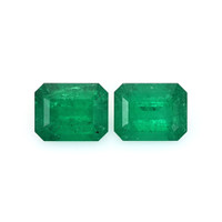 1.67 Ct.Tw.Total Carat Weight Emerald Pair from Colombia Video