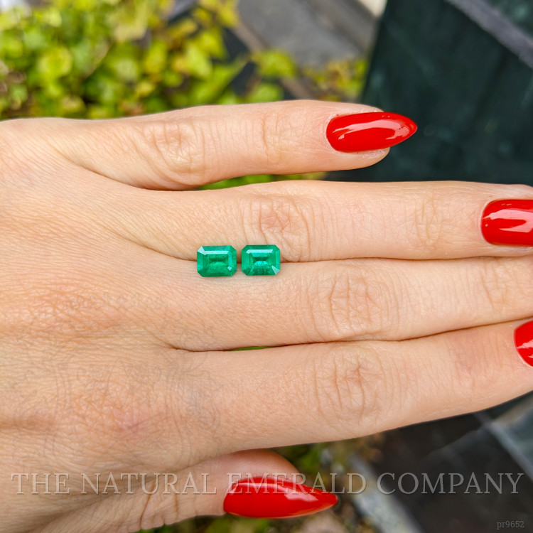 1.67 Ct.Tw. Emerald Pair from Colombia