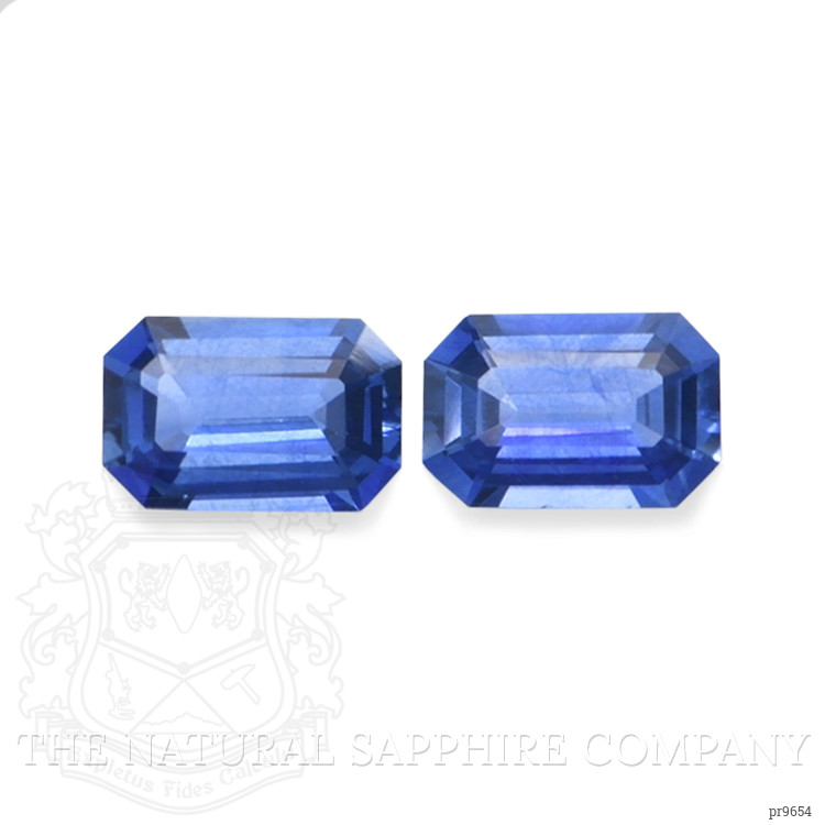 1.22 Ct.Tw. Blue Sapphire Pair from Ceylon (Sri Lanka)