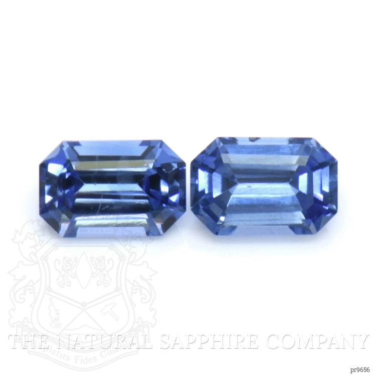 1.40 Ct.Tw. Blue Sapphire Pair from Ceylon (Sri Lanka)