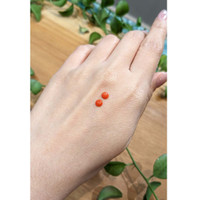 0.54&nbsp;Ct.Tw.Total Carat Weight Cabochon Coral Pair from Italy Life Style