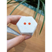 0.92 Ct.Tw.Total Carat Weight Cabochon Coral Pair from Italy Life Style