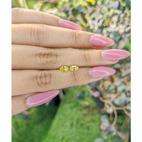 1.06&nbsp;Ct.Tw.Total Carat Weight Yellow Sapphire Pair from Ceylon (Sri Lanka) Life Style