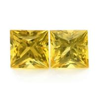 0.92&nbsp;Ct.Tw.Total Carat Weight Yellow Sapphire Pair from Ceylon (Sri Lanka) Video