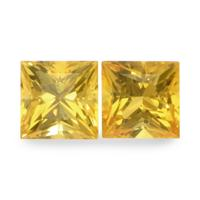 0.86&nbsp;Ct.Tw.Total Carat Weight Yellow Sapphire Pair from Ceylon (Sri Lanka) Video