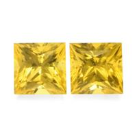 0.97&nbsp;Ct.Tw.Total Carat Weight Yellow Sapphire Pair from Ceylon (Sri Lanka) Video