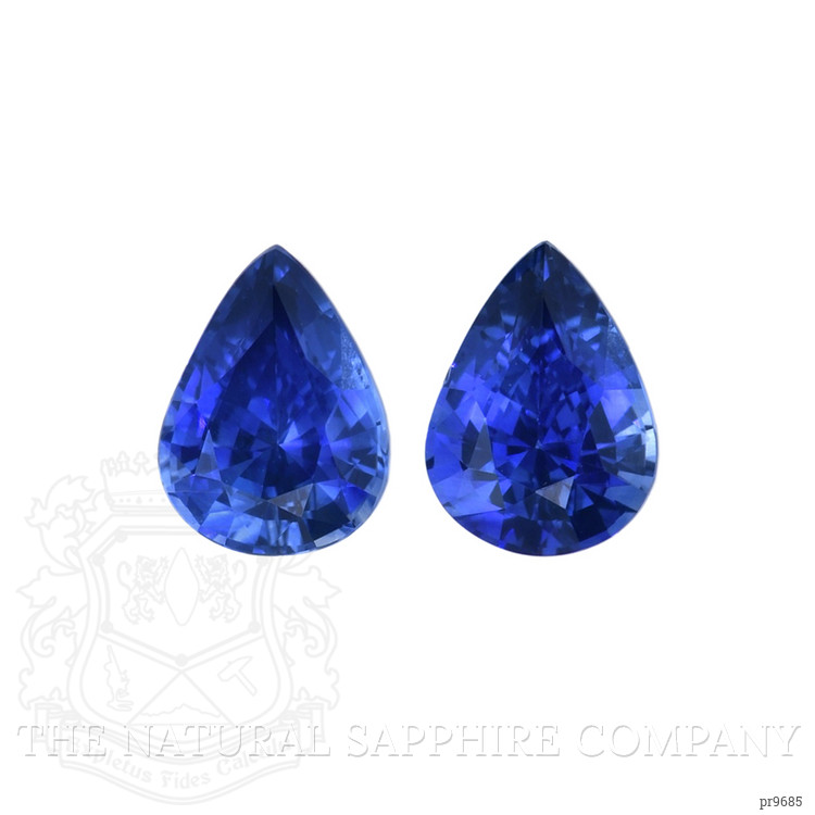 2.69 Ct.Tw. Blue Sapphire Pair from Ceylon (Sri Lanka)