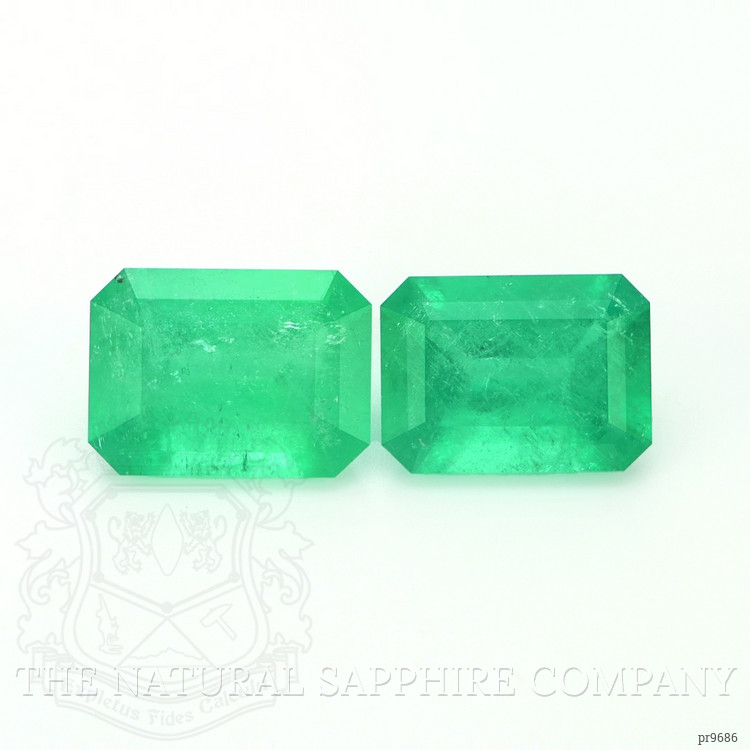 6.52 Ct.Tw. Emerald Pair from Colombia