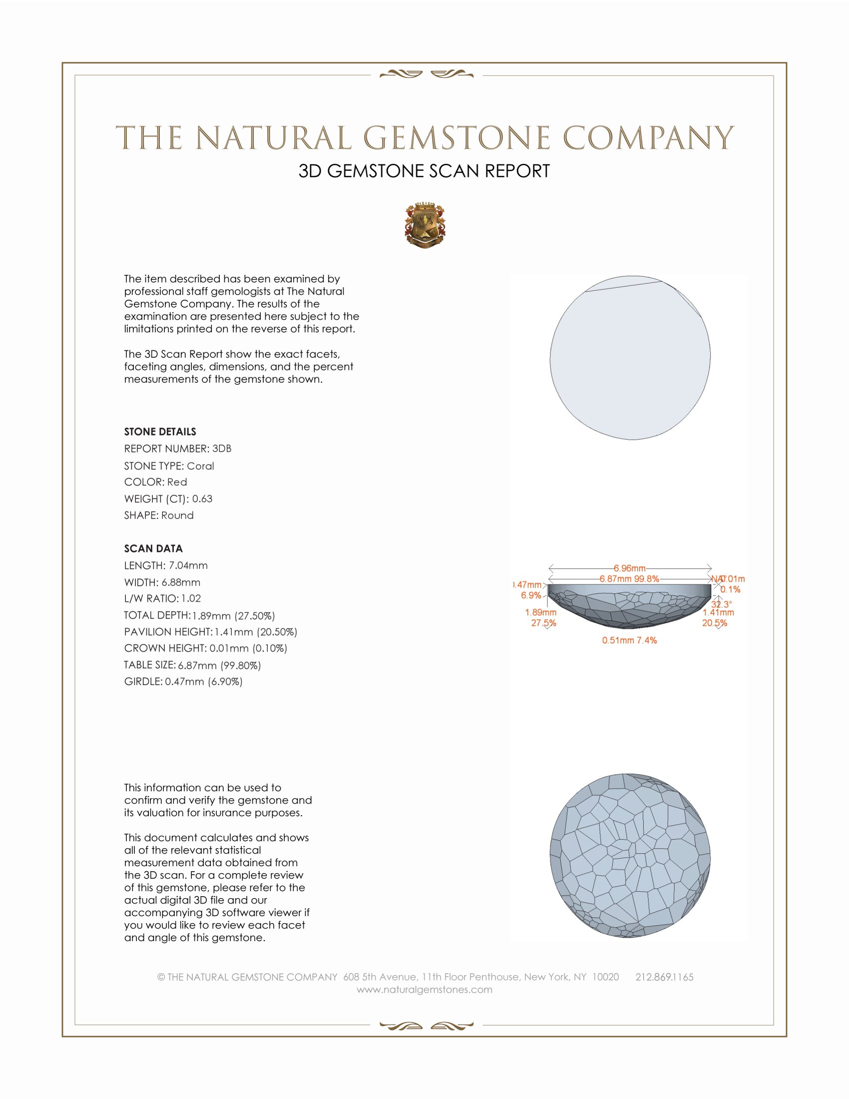 1.34 Ct.Tw. Cabochon Coral Pair from Italy