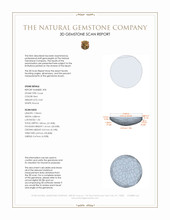 1.34&nbsp;Ct.Tw.Total Carat Weight Cabochon Coral Pair from Italy 3 D Scan Report