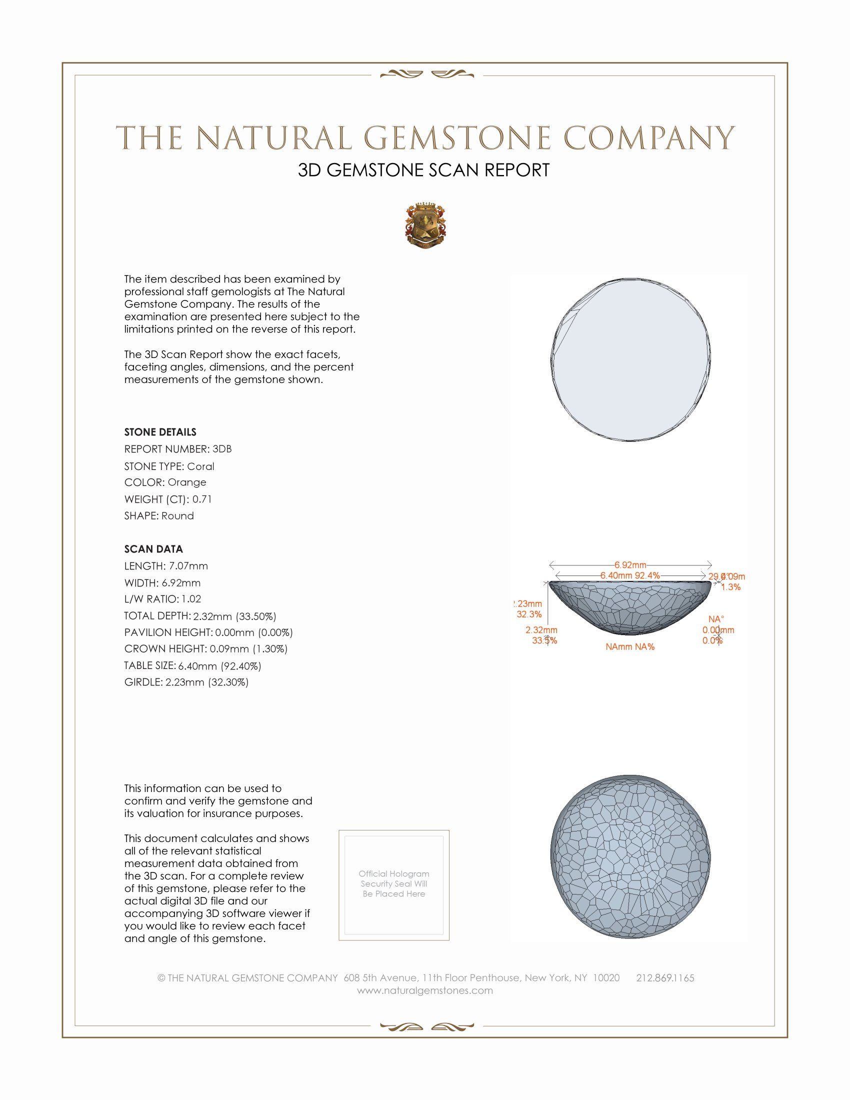 1.62 Ct.Tw. Cabochon Coral Pair from Italy