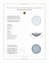 1.62 Ct.Tw.Total Carat Weight Cabochon Coral Pair from Italy 3 D Scan Report