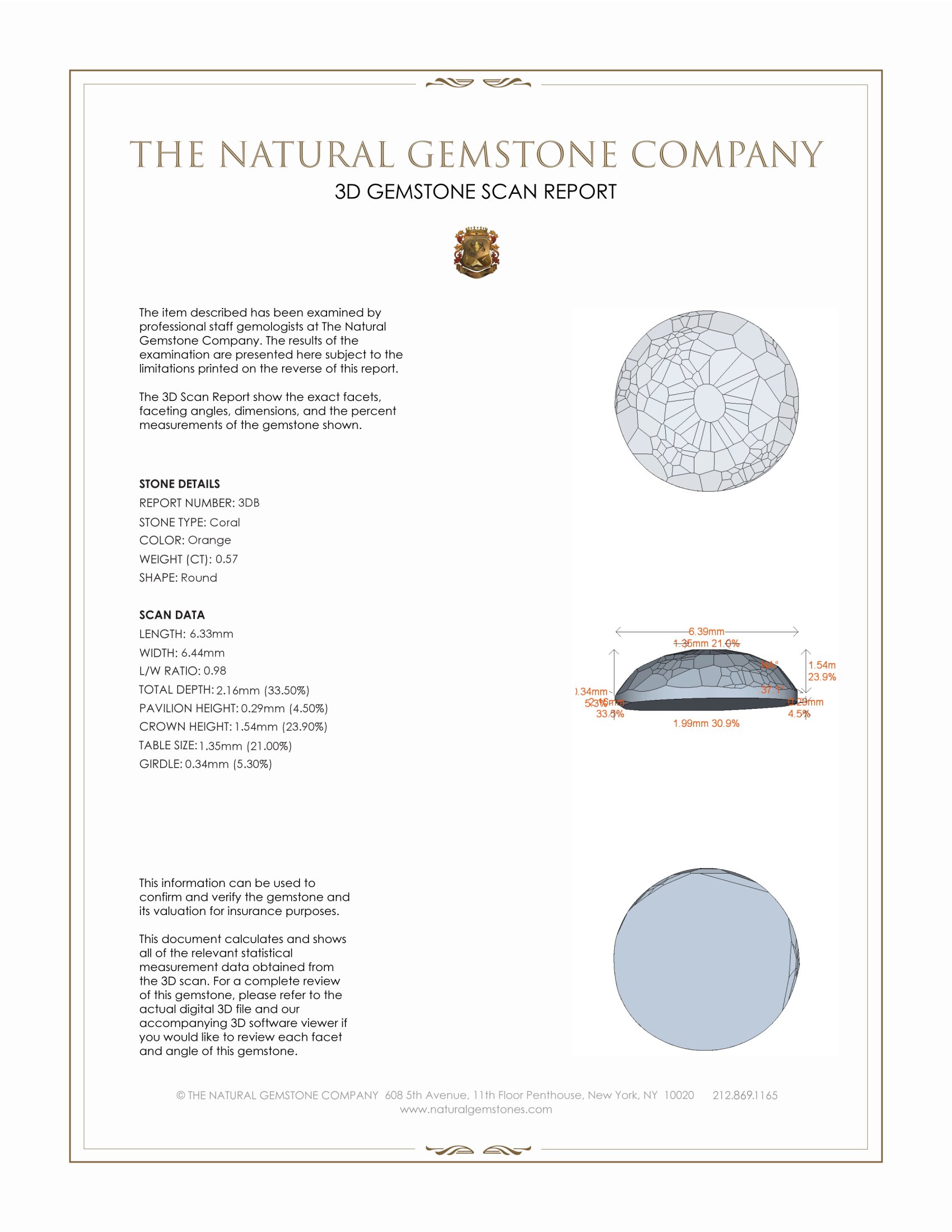 1.16 Ct.Tw. Cabochon Coral Pair from Italy