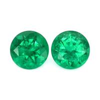 1.96 Ct.Tw.Total Carat Weight Emerald Pair from Afghanistan Video