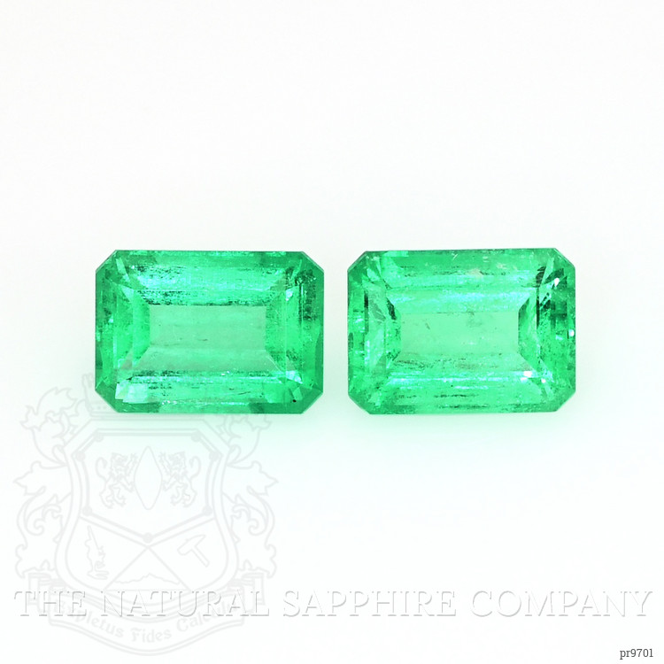 2.01 Ct.Tw. Emerald Pair from Afghanistan