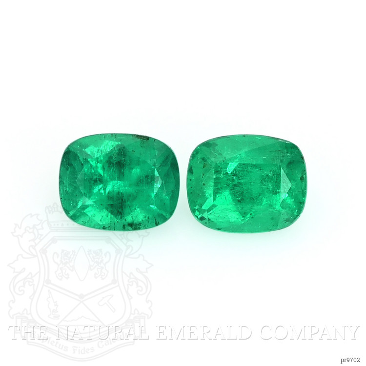0.73 Ct.Tw. Emerald Pair from Afghanistan