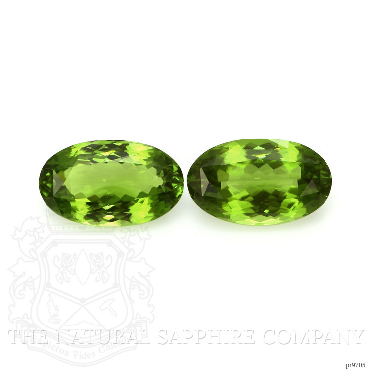21.27 Ct.Tw. Peridot Pair from Ceylon (Sri Lanka)