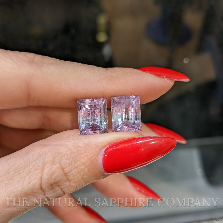 9.40 Ct.Tw. Tourmaline Pair from Ceylon (Sri Lanka)