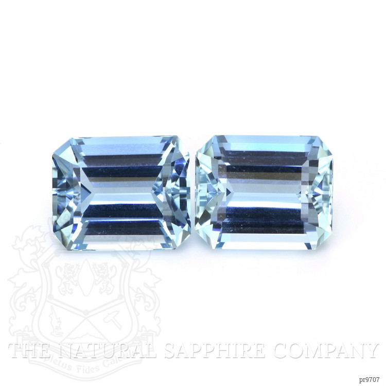 7.79 Ct.Tw. Aquamarine Pair from Mozambique
