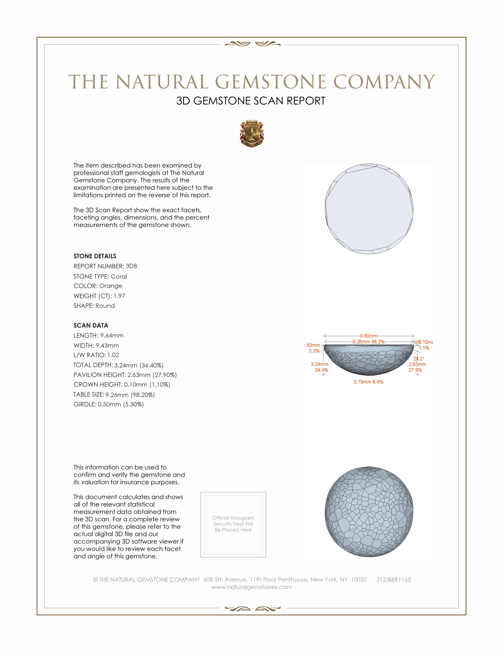 4.54 Ct.Tw. Cabochon Coral Pair from Italy