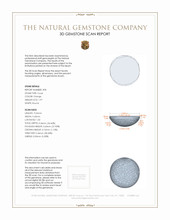 4.54 Ct.Tw.Total Carat Weight Cabochon Coral Pair from Italy 3 D Scan Report